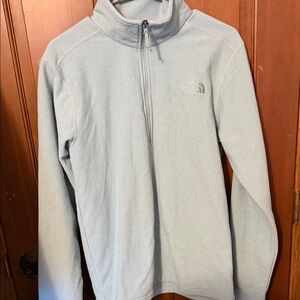 The North Face Pale Blue Half-Zip Fleece Pullover